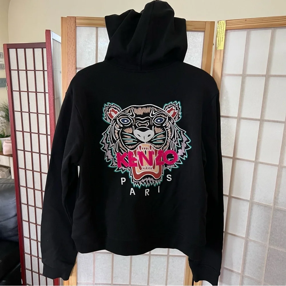 Kenzo Black Tiger Hoodie - Picture 1 of 3